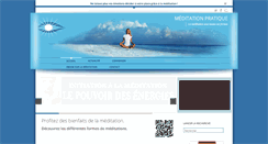 Desktop Screenshot of meditation-pratique.com